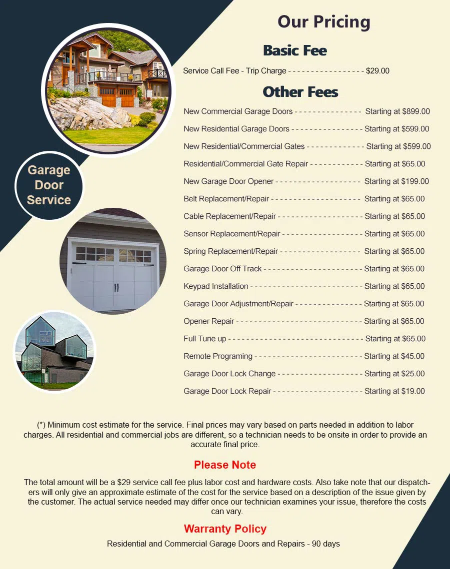 Garage Doors Store Repairs Frankfort, IL 815-975-6633